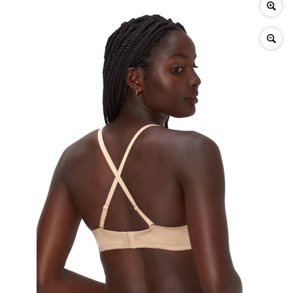 Maidenform Beige & black Cross-Back Bra - Picture 1 of 9
